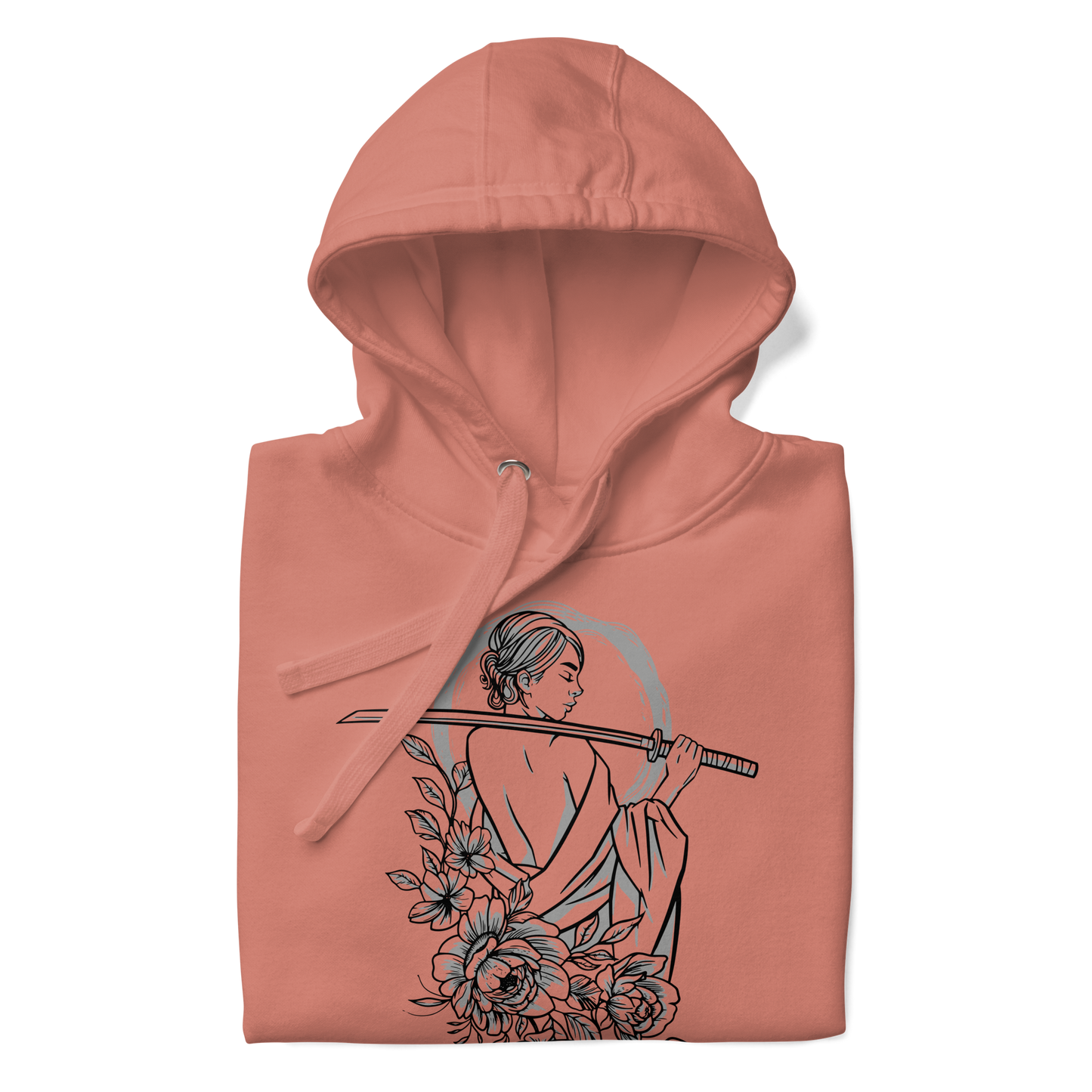 Hoodie Rose Samurai