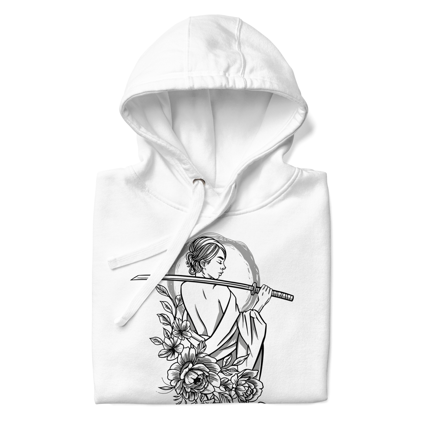 Hoodie Rose Samurai