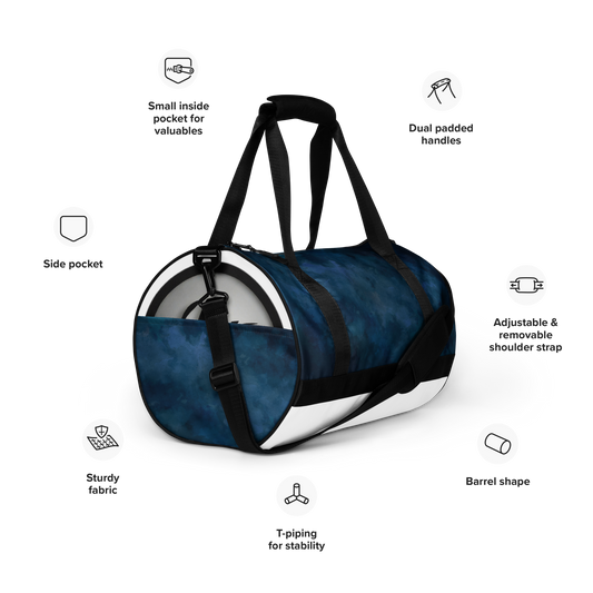 All-over print gym bag