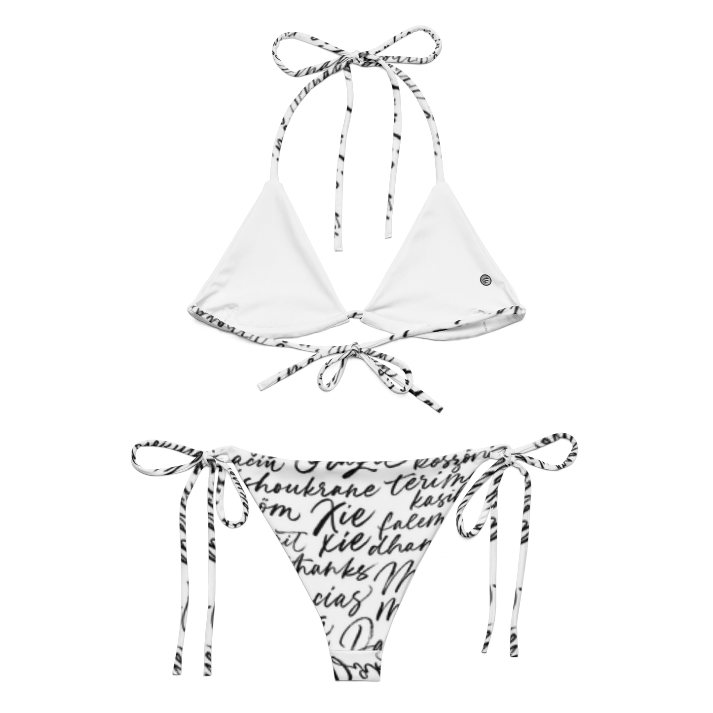 All-over string bikini