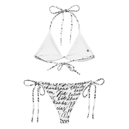 All-over string bikini