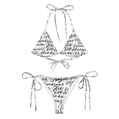 All-over string bikini