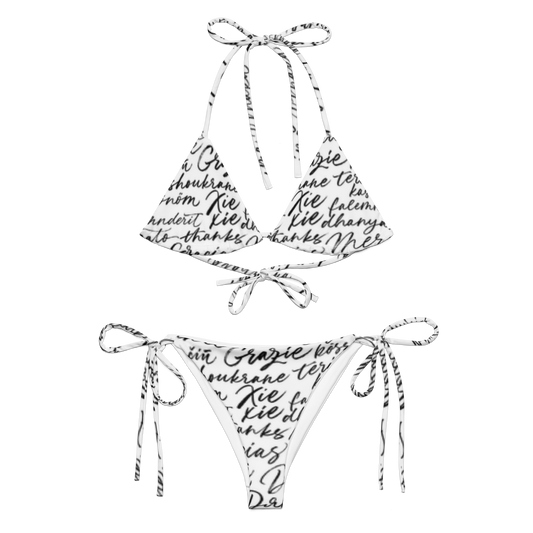 All-over string bikini