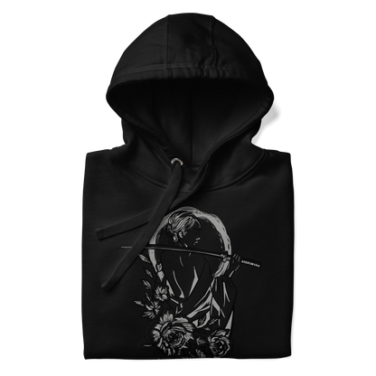 Hoodie Rose Samurai