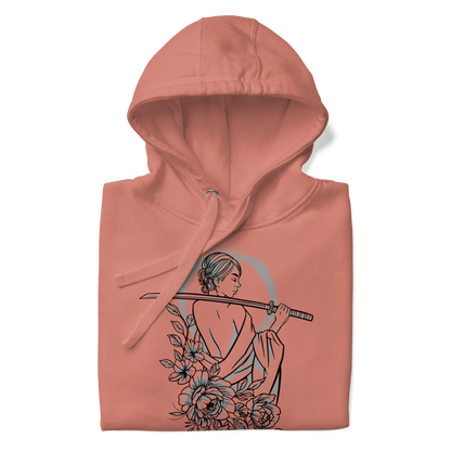 Hoodie Rose Samurai