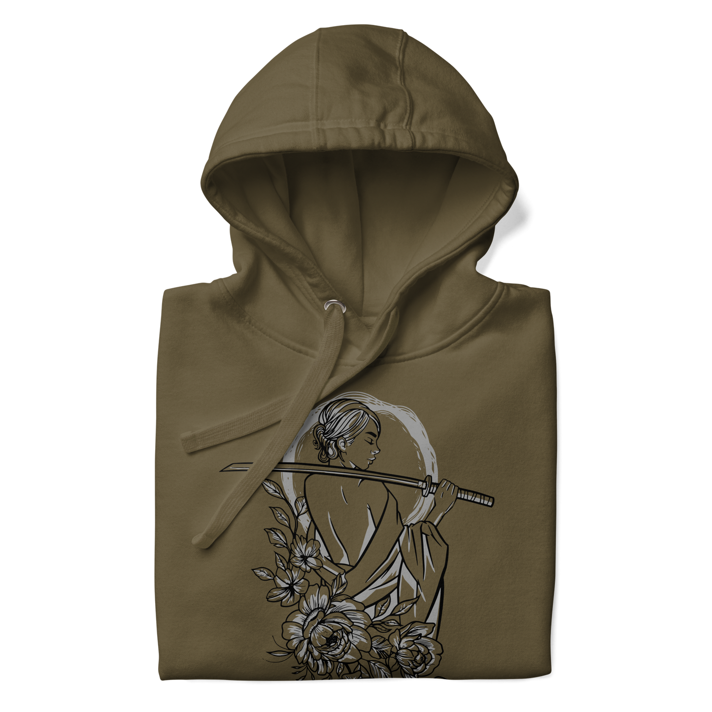 Hoodie Rose Samurai
