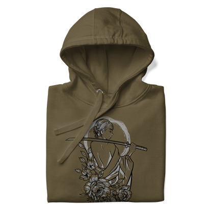 Hoodie Rose Samurai